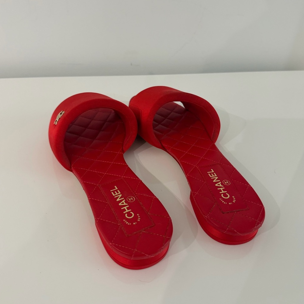 Chanel Satin Mules - Picture 3 of 4